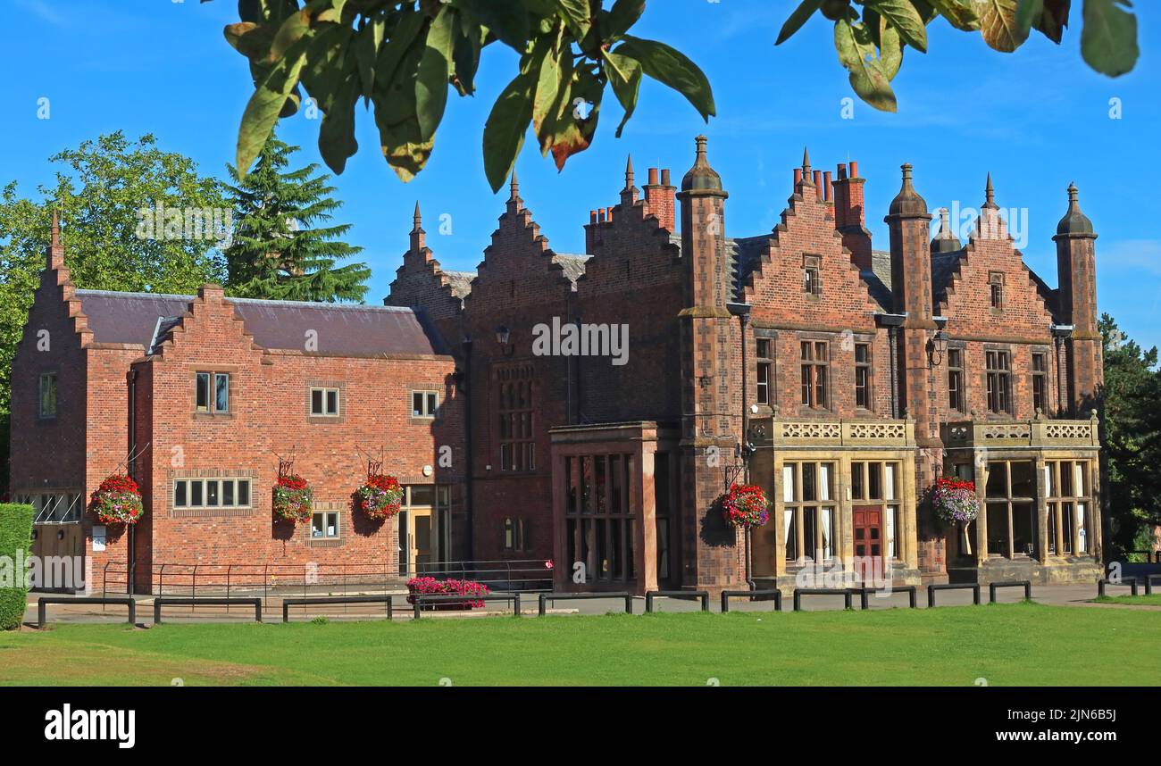 Walton Hall/Village, Higher Walton, Warrington, Cheshire, England, Großbritannien, WA4 6SN Stockfoto