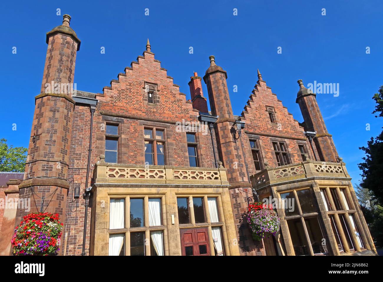 Walton Hall, Landhaus im Walton Gardens Park, Warrington, Keshire, England, Großbritannien Stockfoto