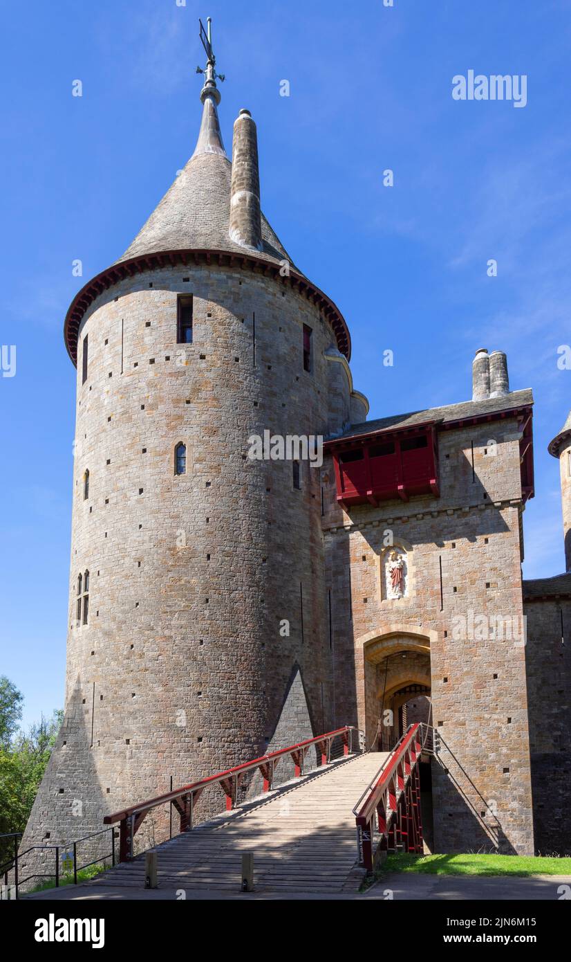 Castell Coch Castle Coch oder Red Castle Tongwynlais Cardiff South Wales UK GB Europa Stockfoto