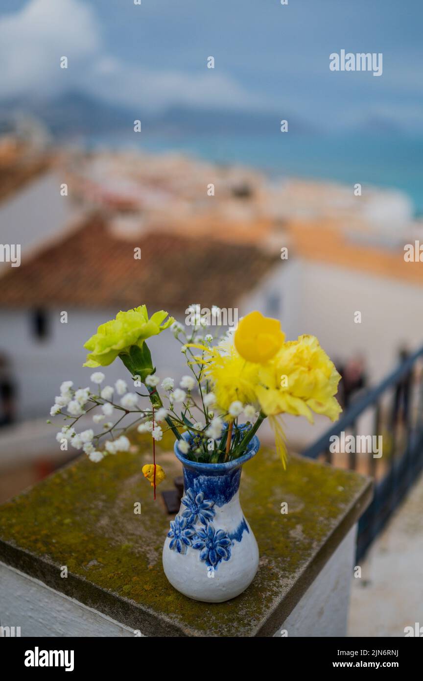 Schöne Aussicht auf Altea, Alicante Spanien Stockfoto