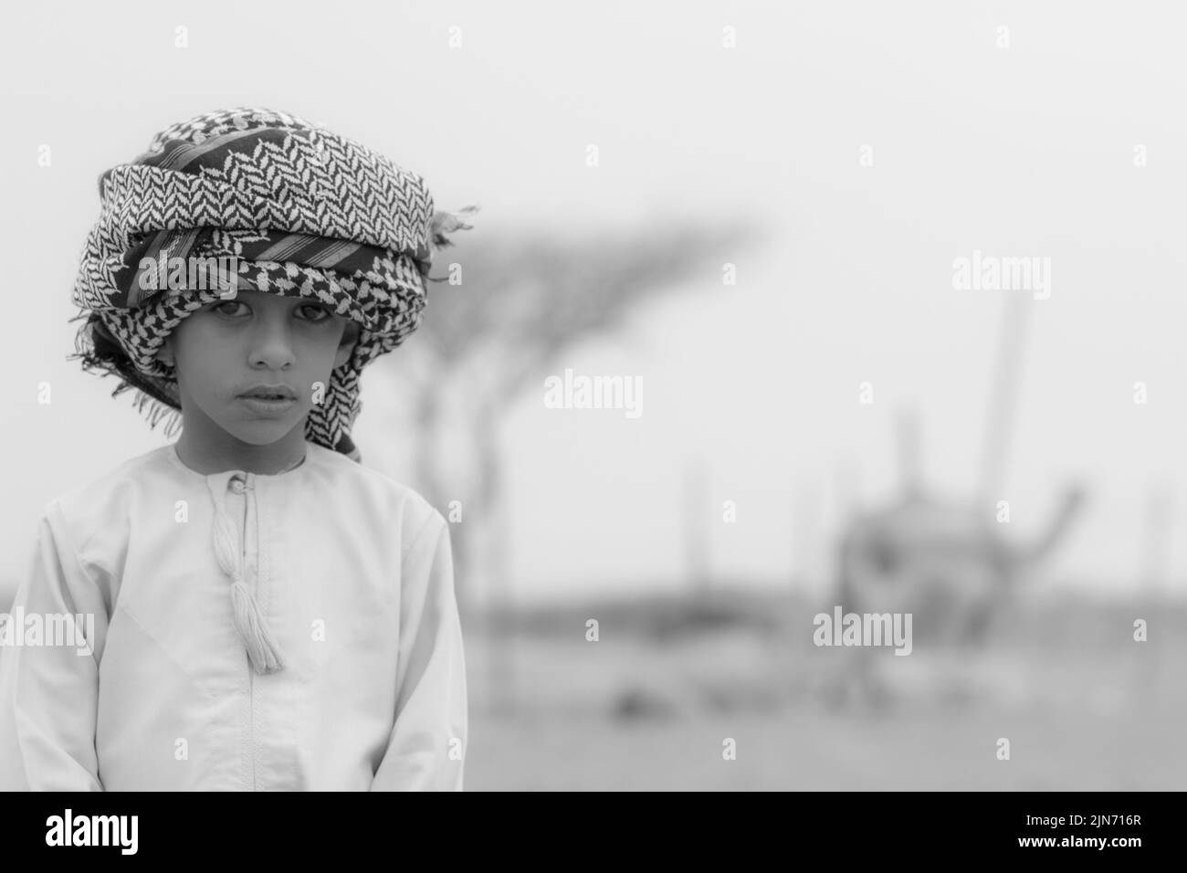 Bedouin Kind Stockfoto