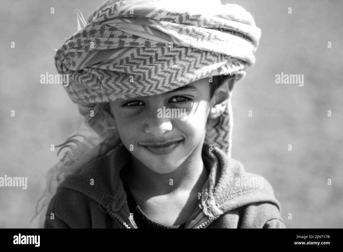 Bedouin Kind Stockfoto