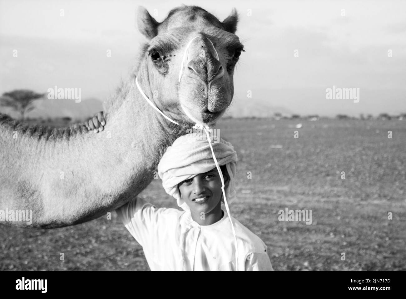 Omanischer Junge Stockfoto