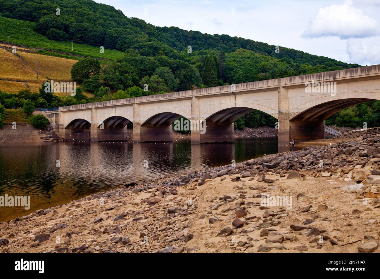 Ladybower Vorratsbehälter Stockfoto