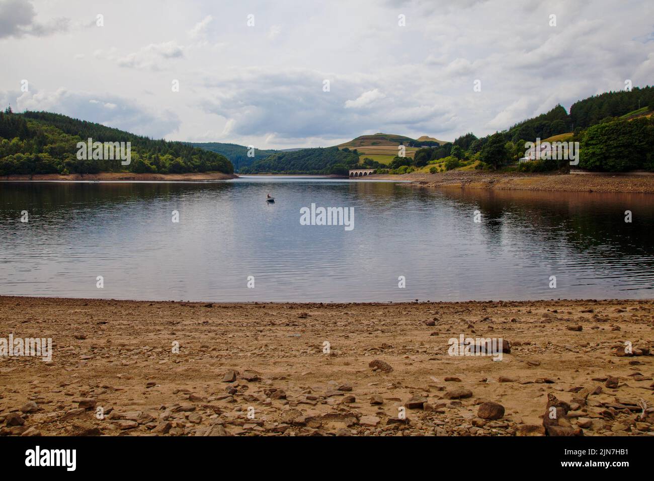 Ladybower Reservoir, Peak District National Park, Juli 2022 Stockfoto