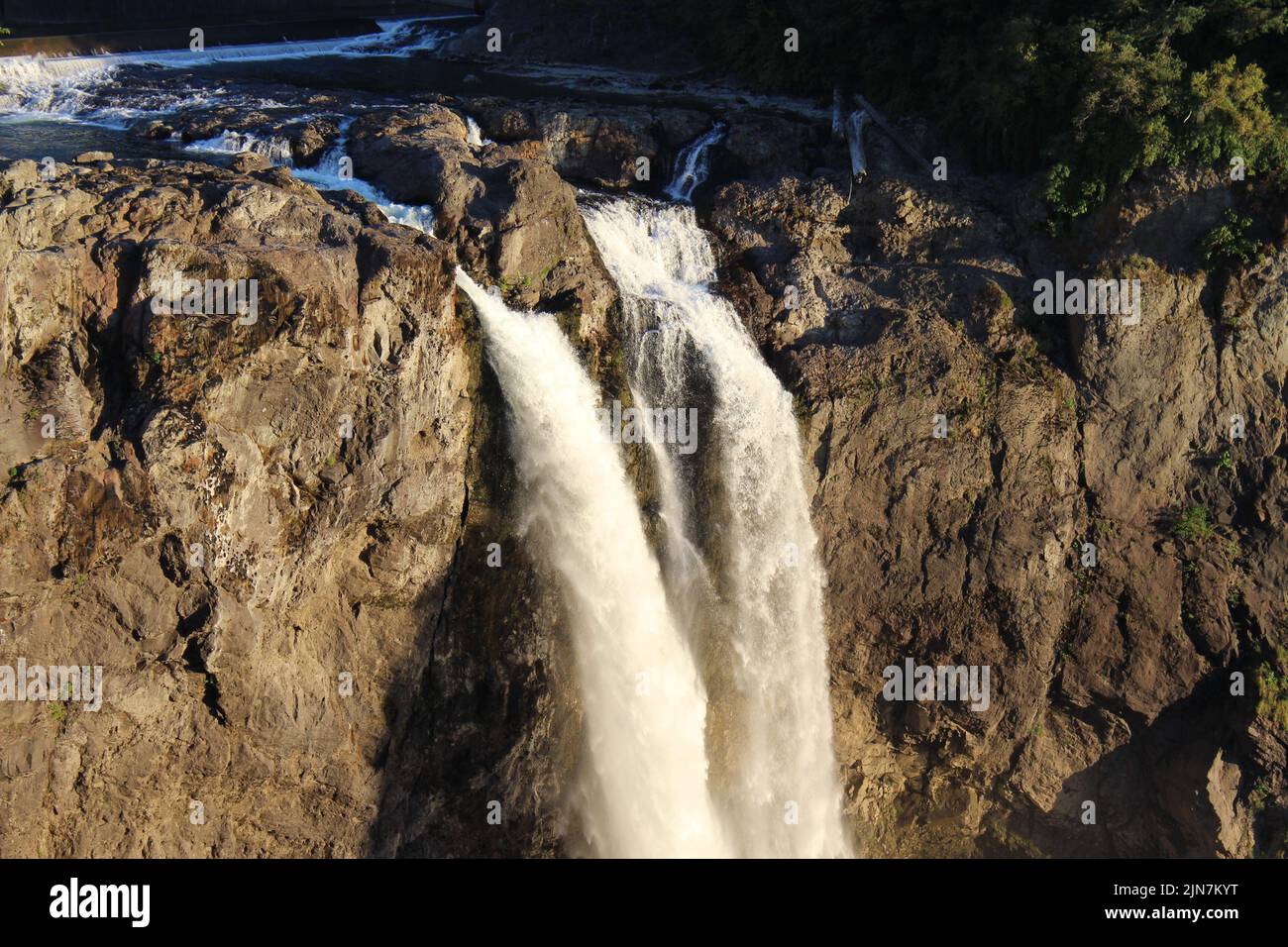 Snoqualmie Falls Im Staat Washington Stockfoto