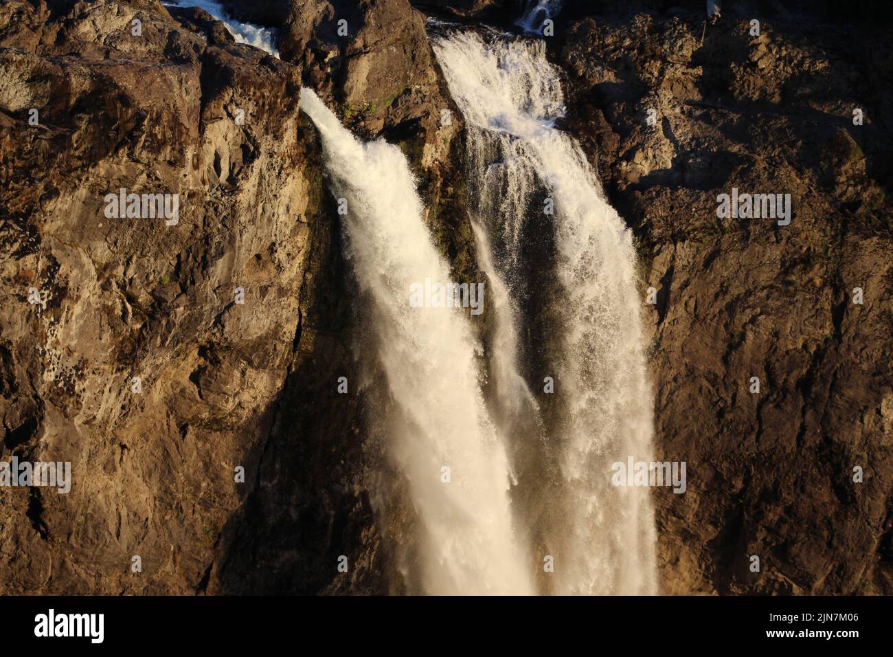 Snoqualmie Falls Im Staat Washington Stockfoto