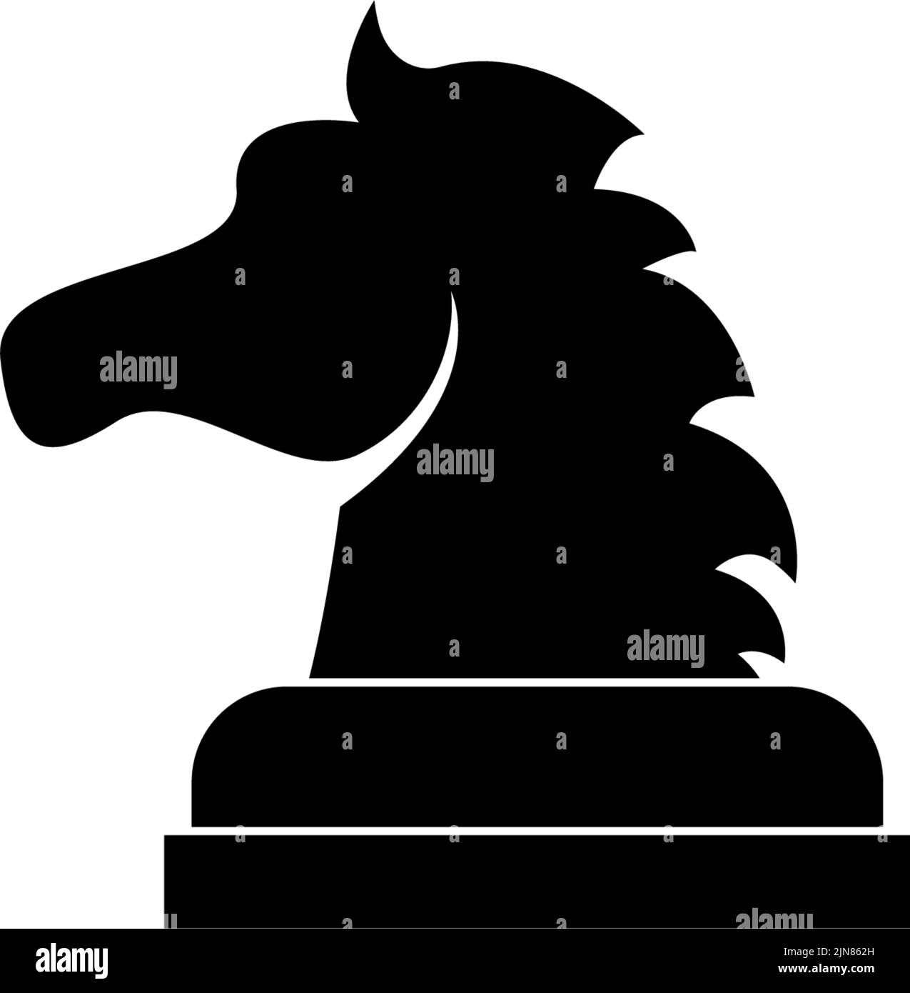 Pferd Symbol Vektor Illustration Design Stock Vektor