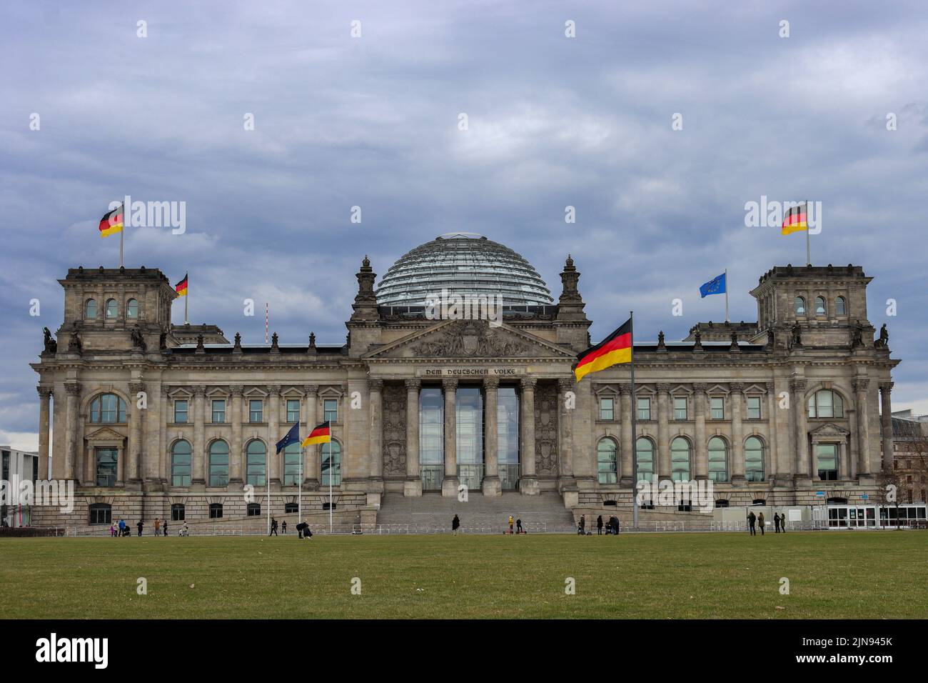 Bundestag Berlin Stockfoto