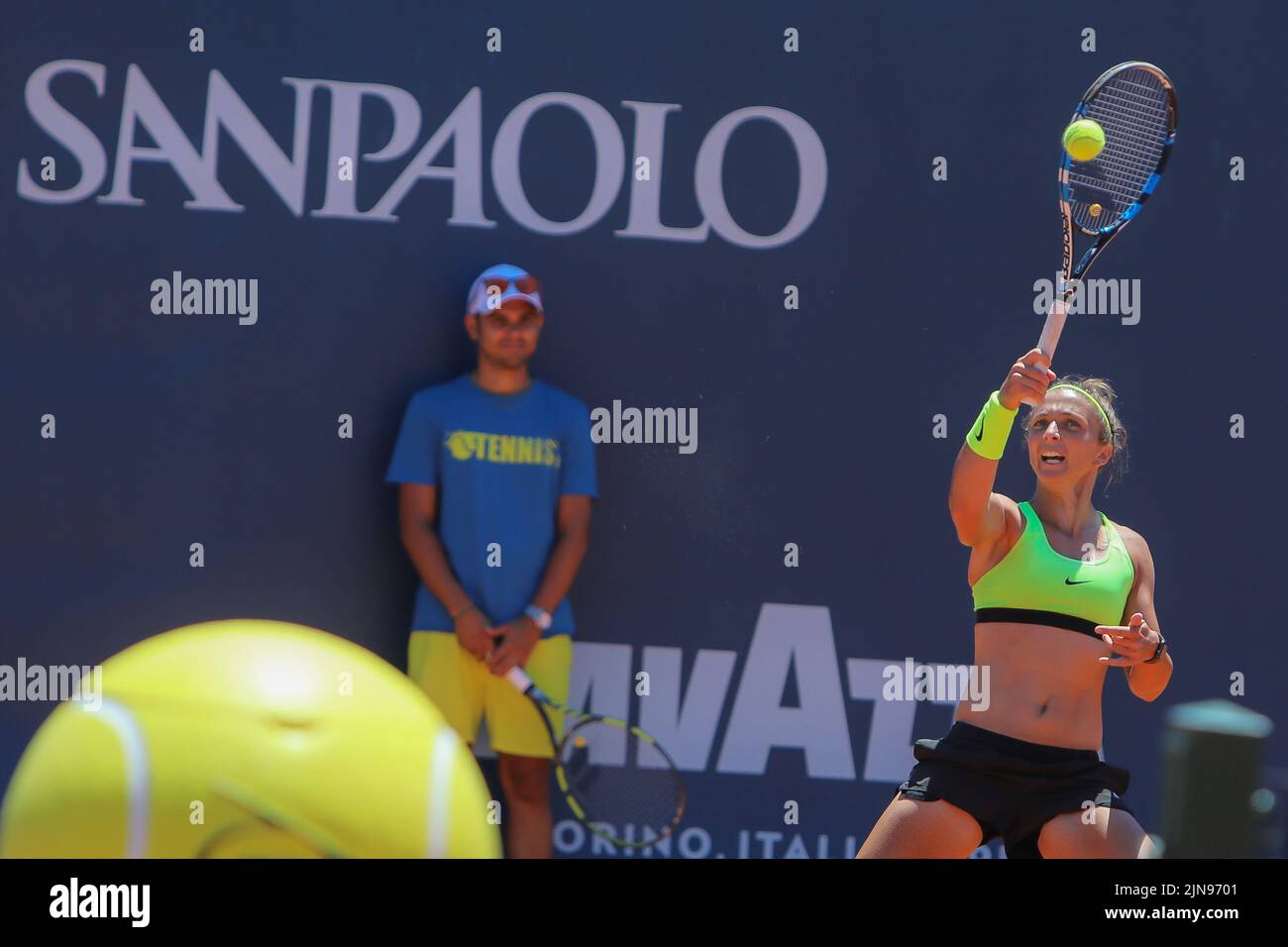 Sara Errani während der Palermo Ladies Open 2022. Stockfoto