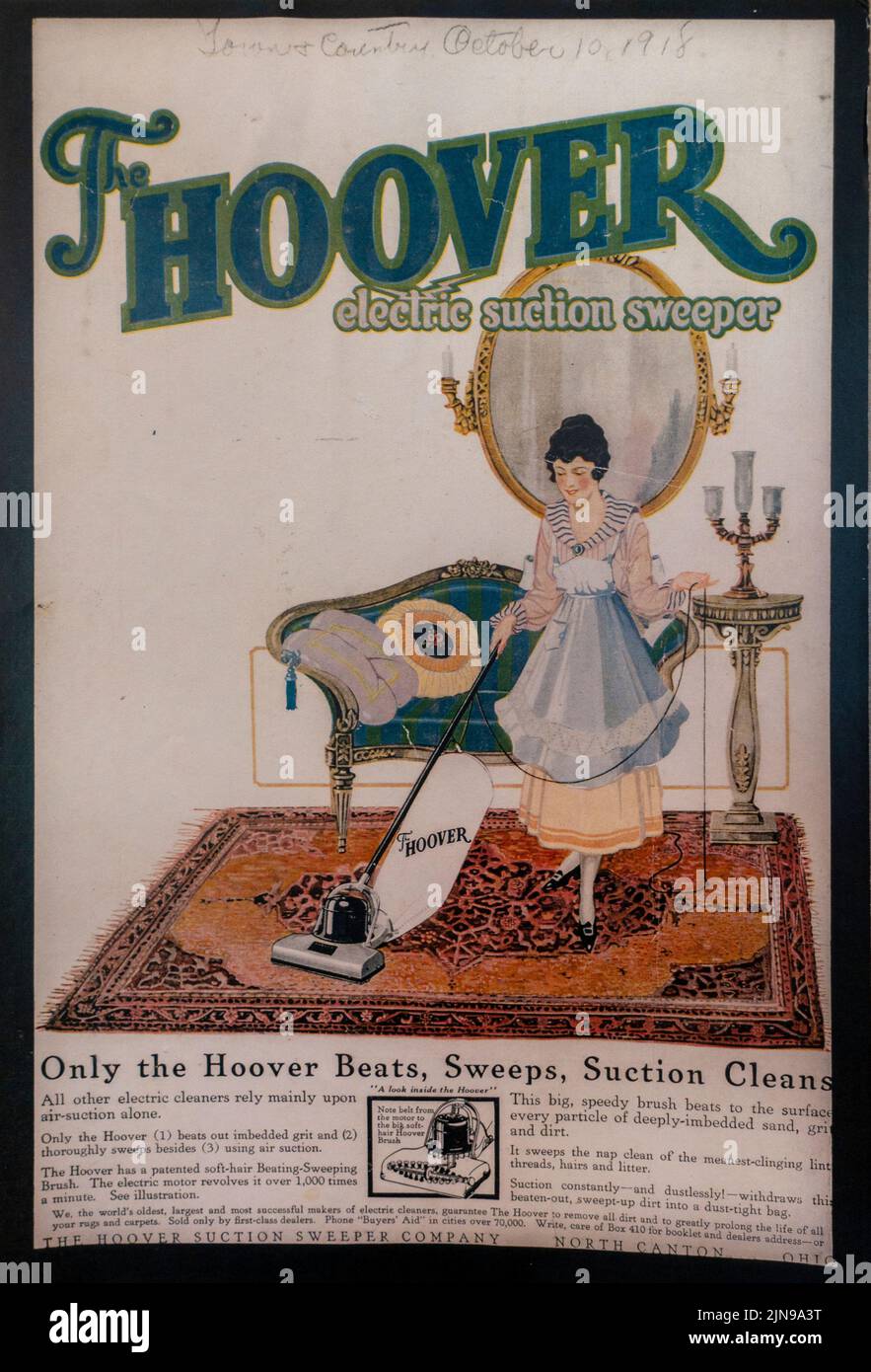 Hoover Historical Center in Canton Ohio Stockfoto