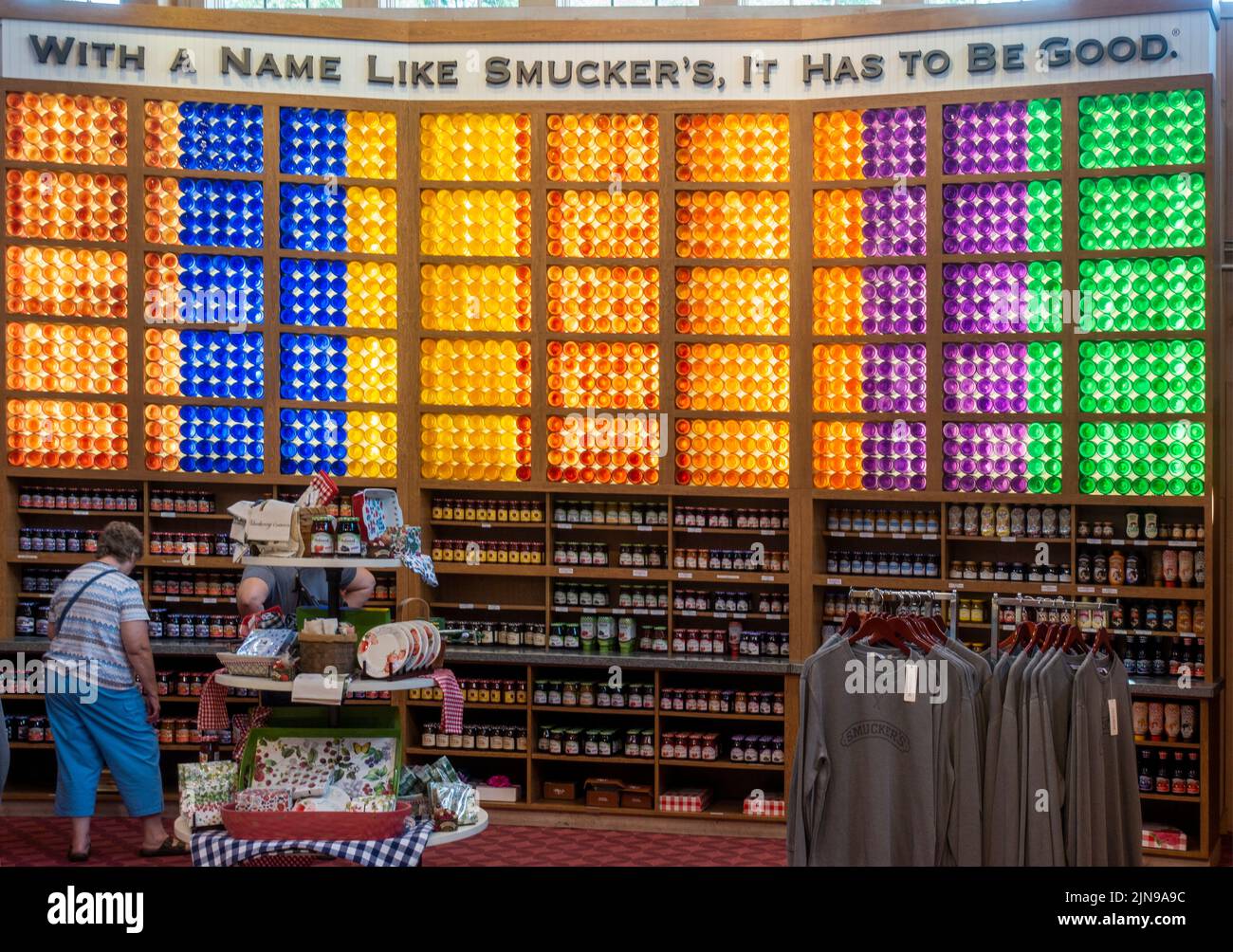 J M Smucker Company Store in Orrville, Ohio Stockfoto