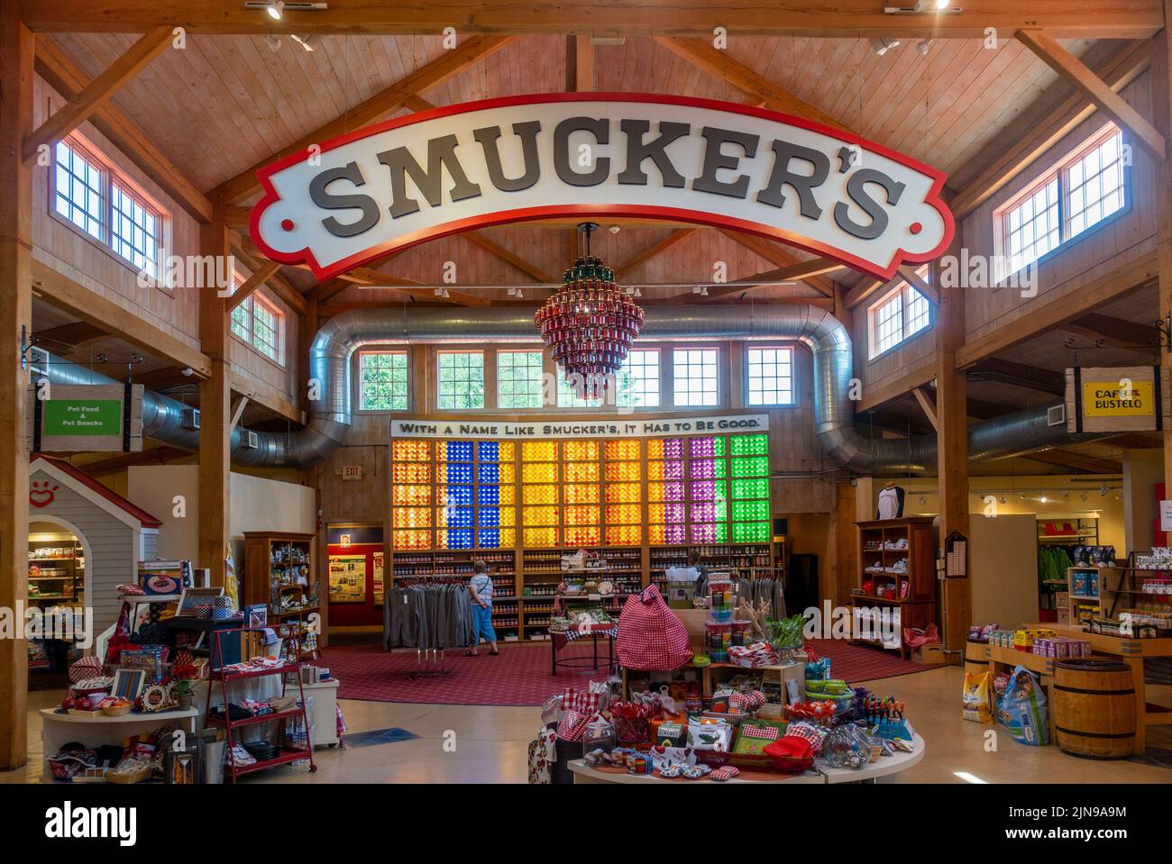 J M Smucker Company Store in Orrville, Ohio Stockfoto