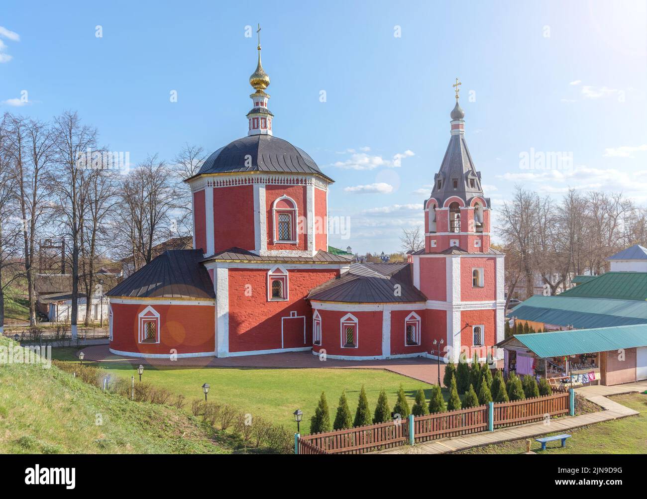 Kirche der Dormition der Theotokos. Susdal, Region Wladimir, Russland Stockfoto