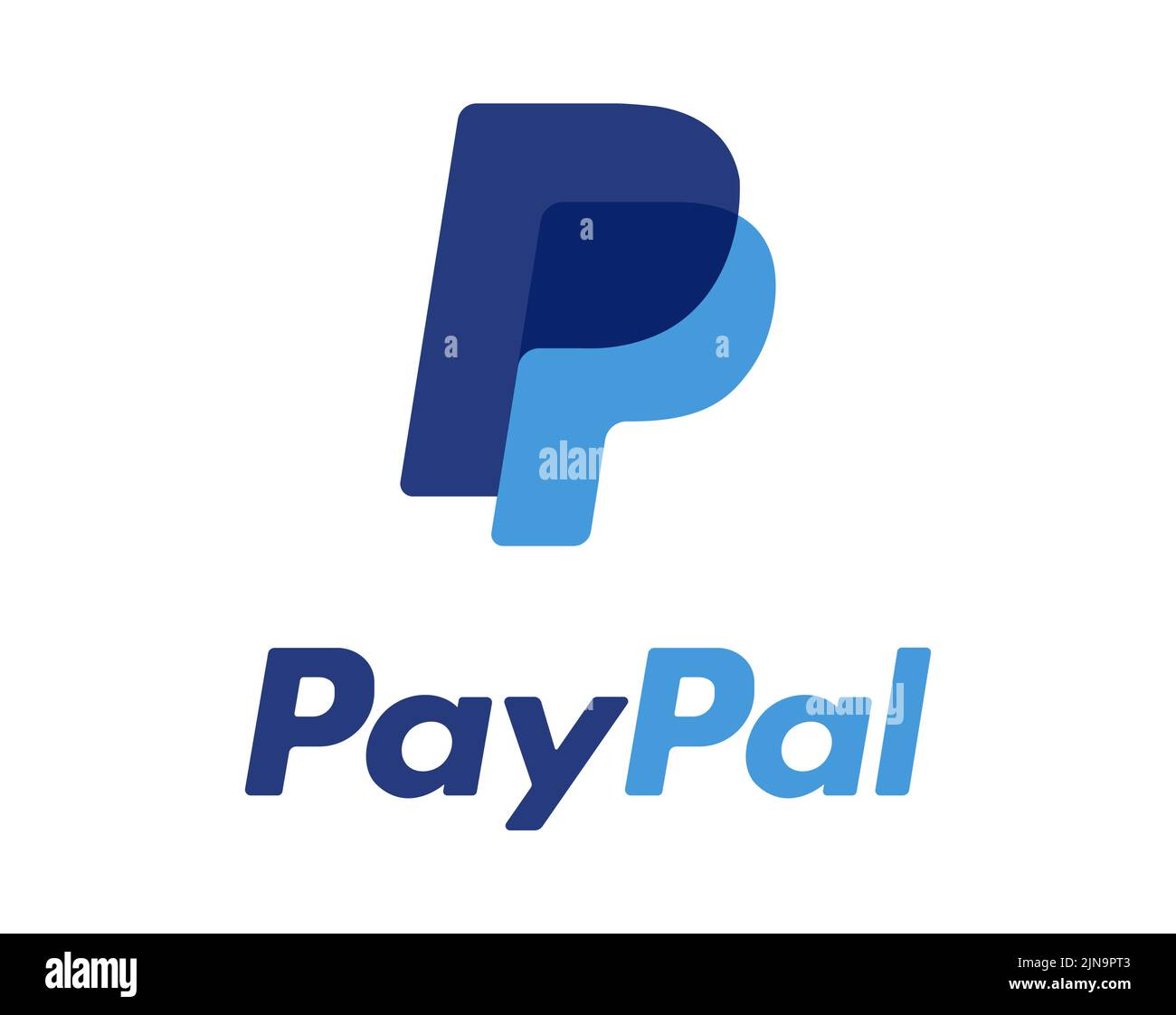 POLEN, BRESLAU - 22. JULI 2022: PayPal-Lastschriftverfahren-Symbol für elektronisches Zahlungssystem. Vektorversion für Websites, Anwendungen und Anwendungen in informatio Stock Vektor