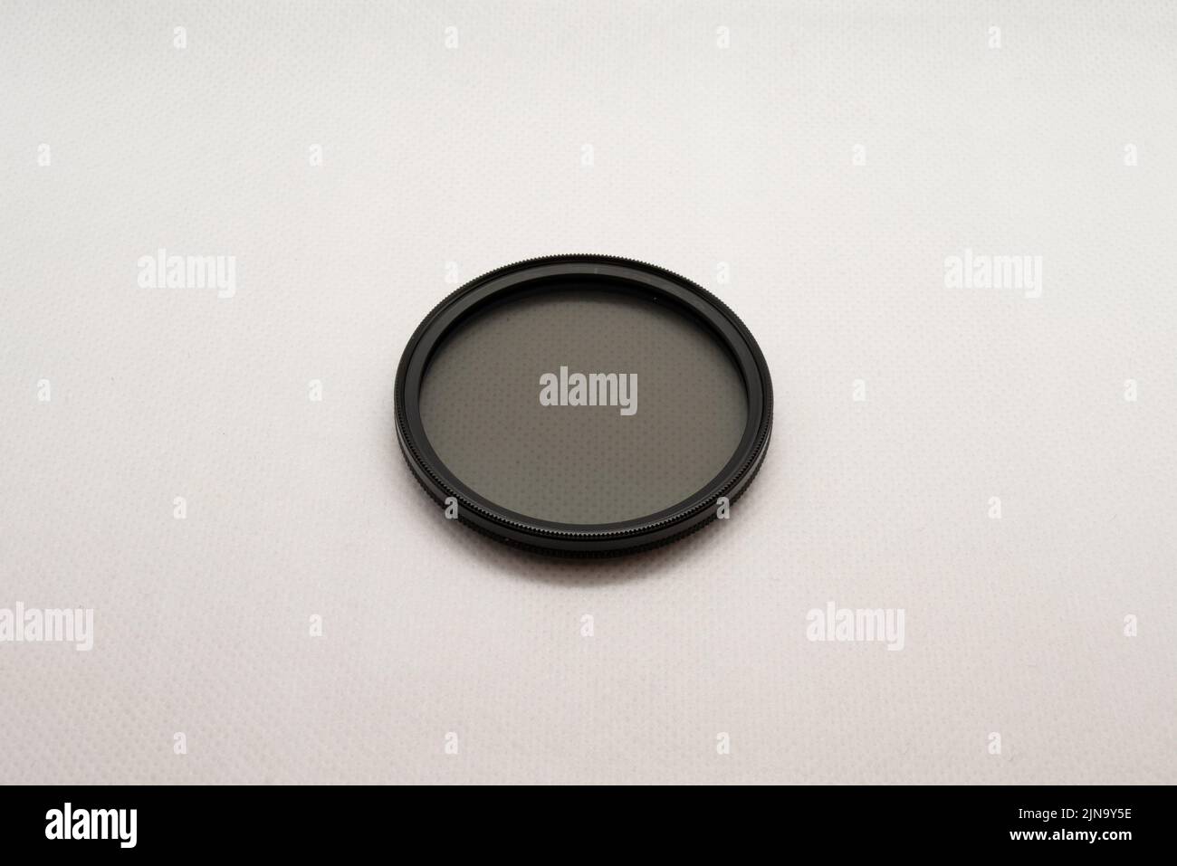 UV-Filter für Reflex-Kameraobjektiv Stockfoto