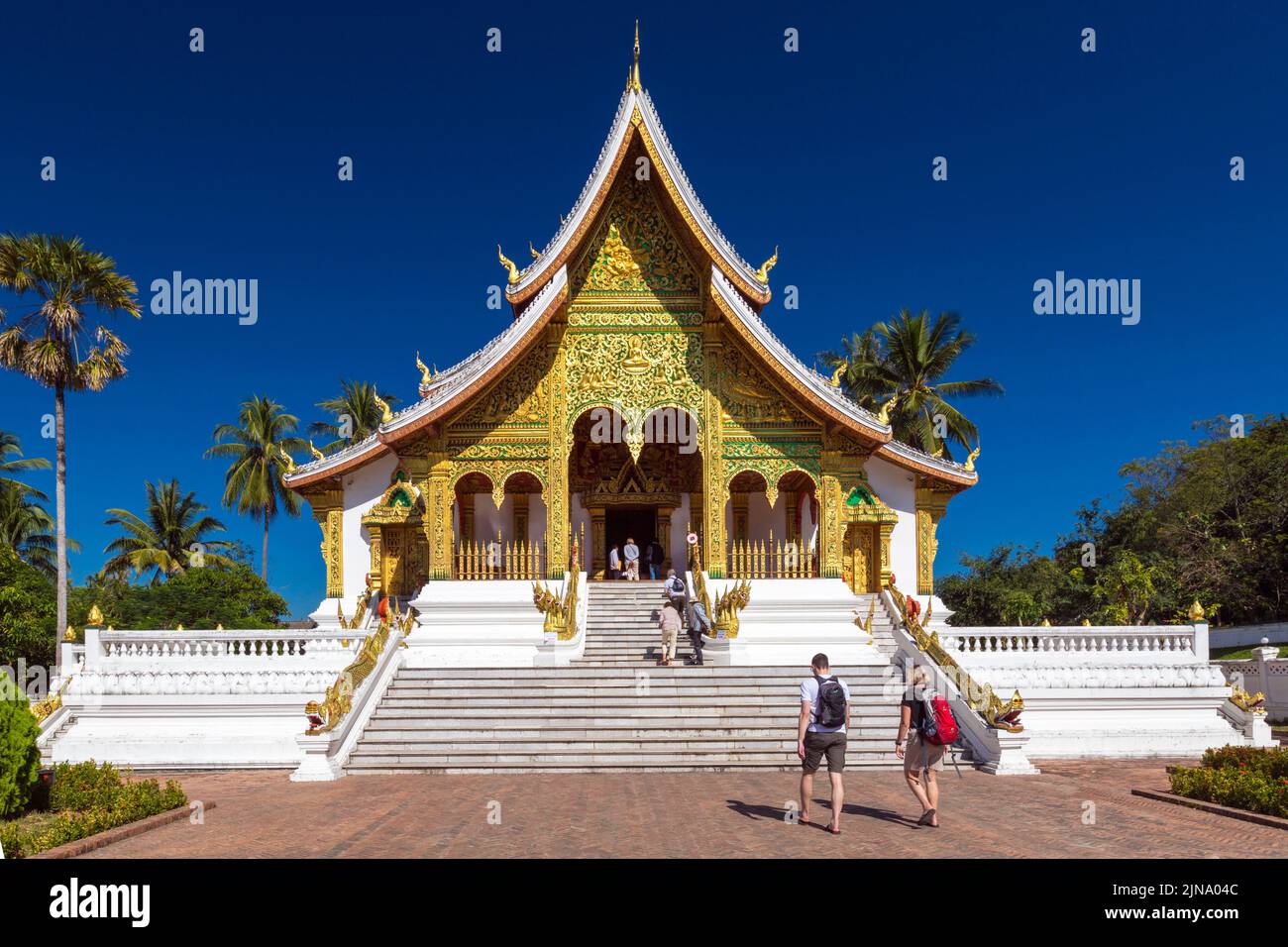 Königspalast, Luang Prabang, Laos Stockfoto