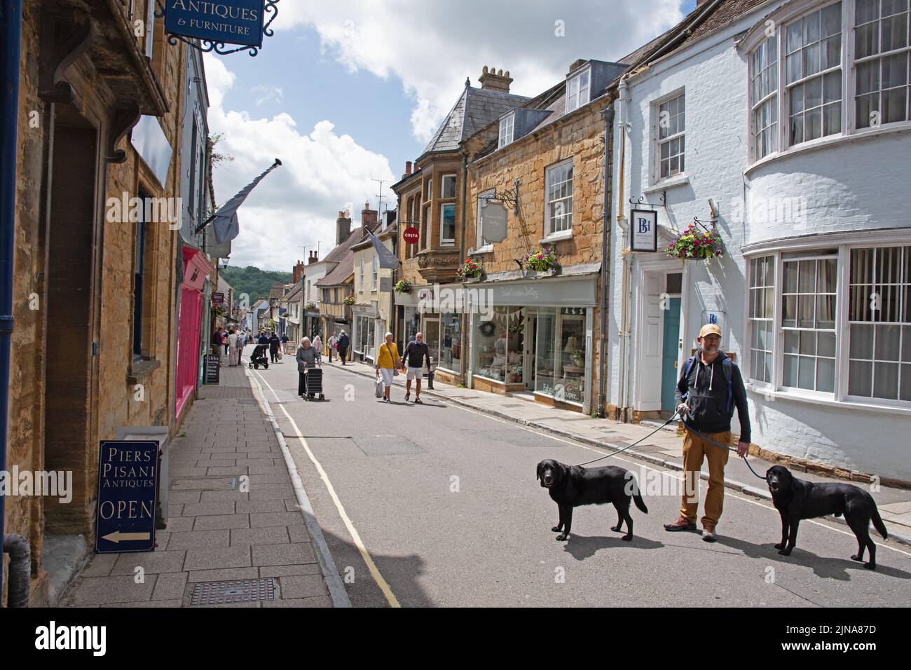 Cheap Street Sherborne, Dorset Stockfoto