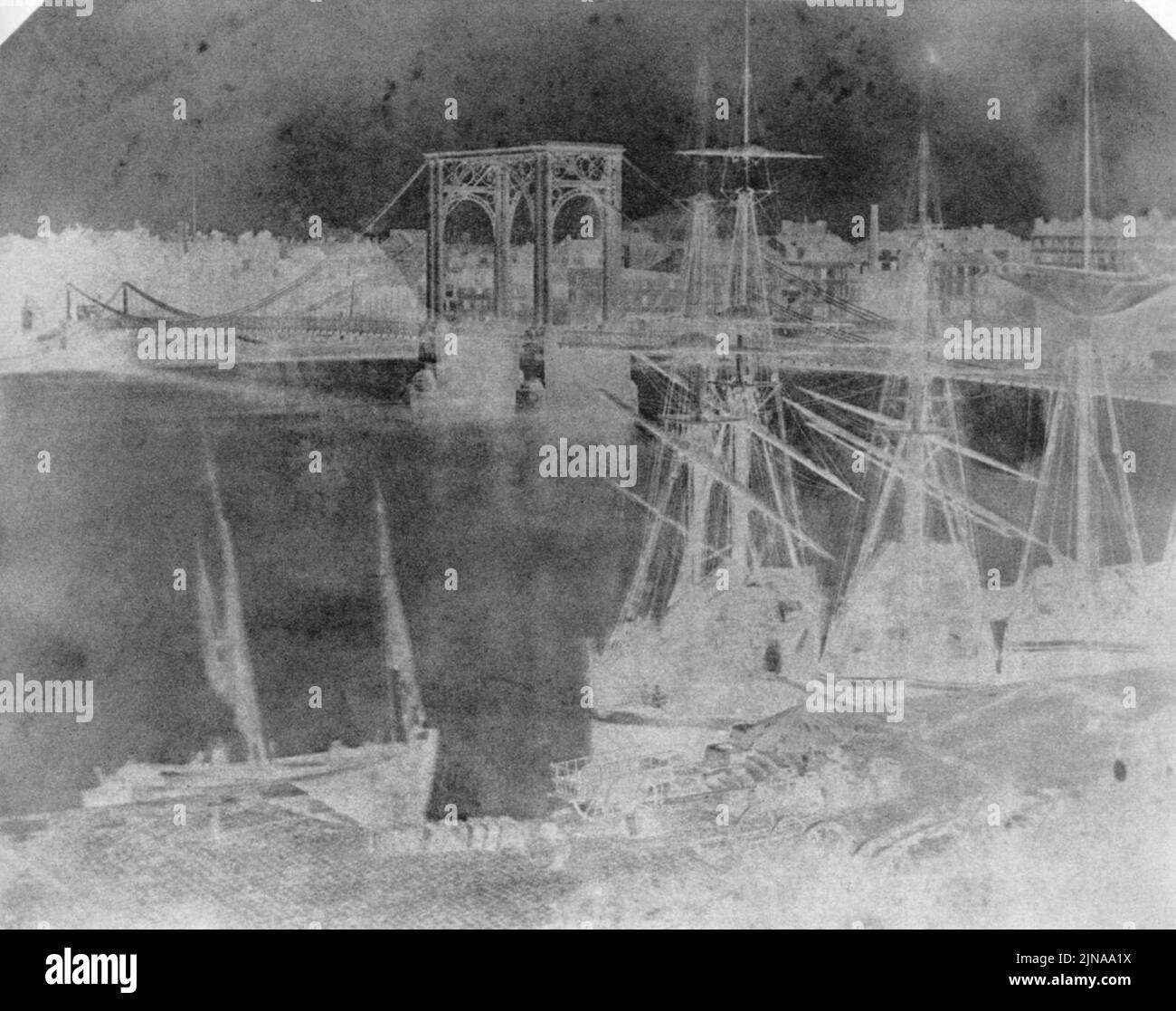 Talbot, William Henry Fox - »Hängebrücke« Stockfoto