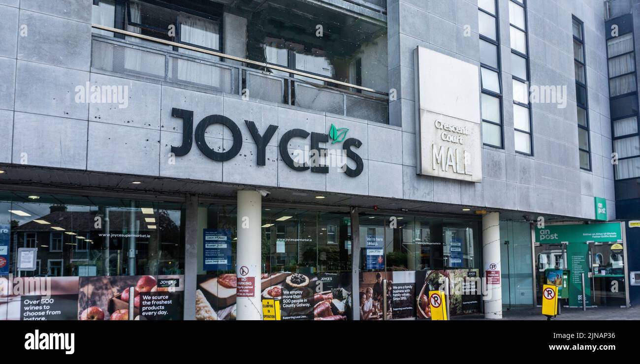 Joyces Supermarkt, P. Griffin Road, Galway, Irland. Familiengeführt, 5-er Filialkonzern im Westen Irlands, vor kurzem von Tesco aufgekauft. Stockfoto