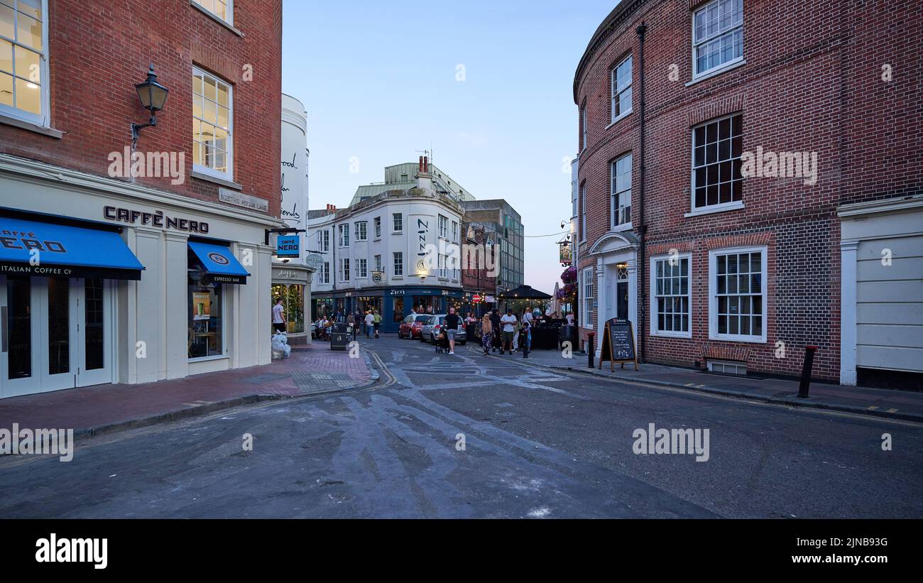 Auf den Straßen von Brighton Stockfoto