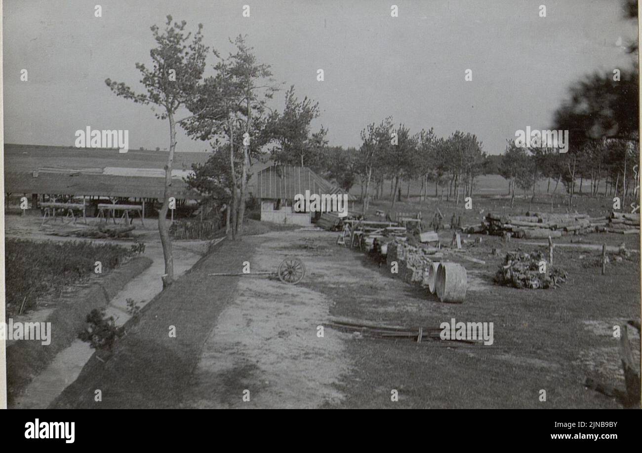 Technischer Lehrkurs Chelm.Lager Gesamtansicht gegen W. Stockfoto
