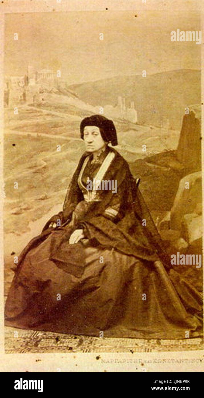 Teresa Makri 1870 Stockfoto