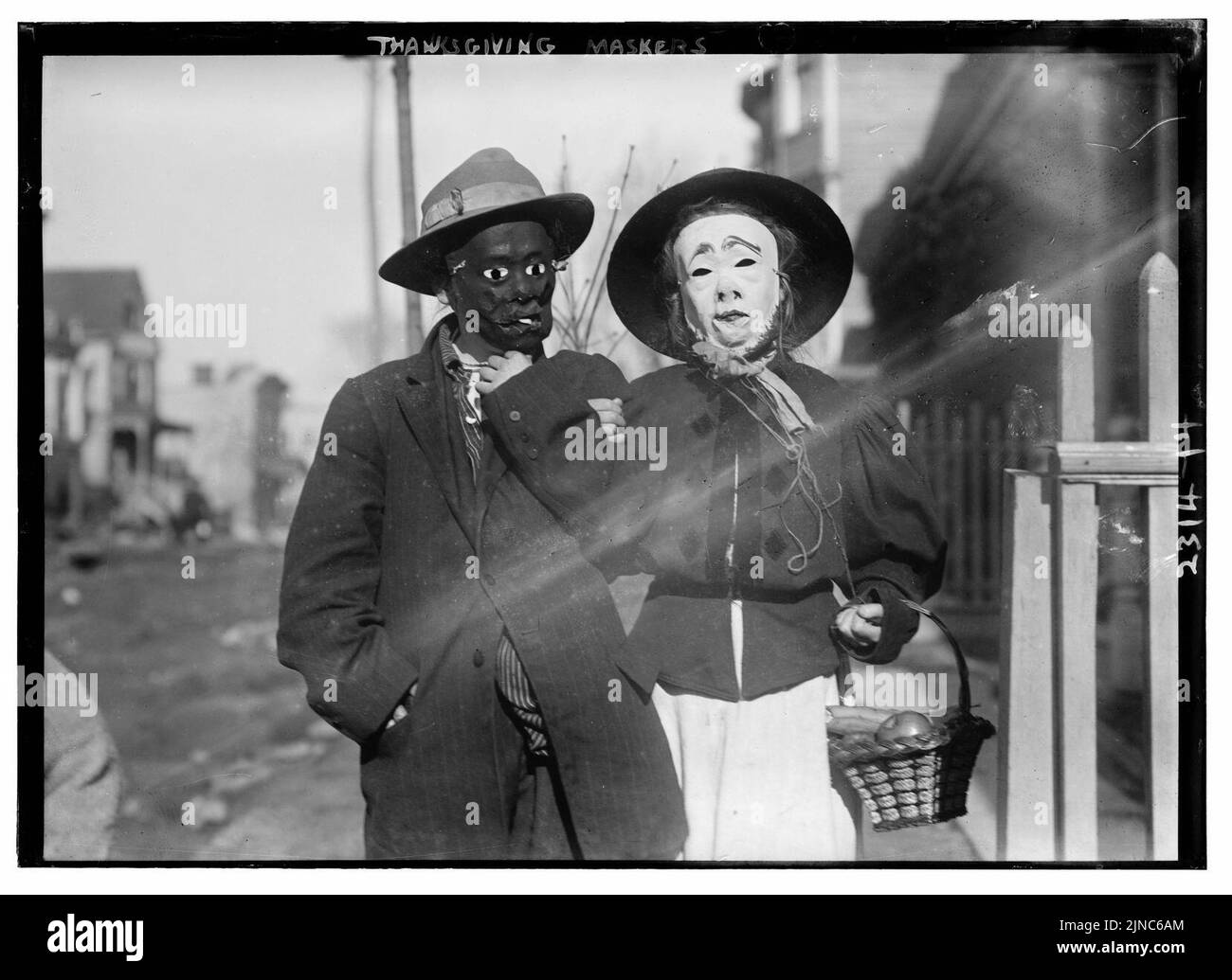 Thanksgiving-Masken Stockfoto