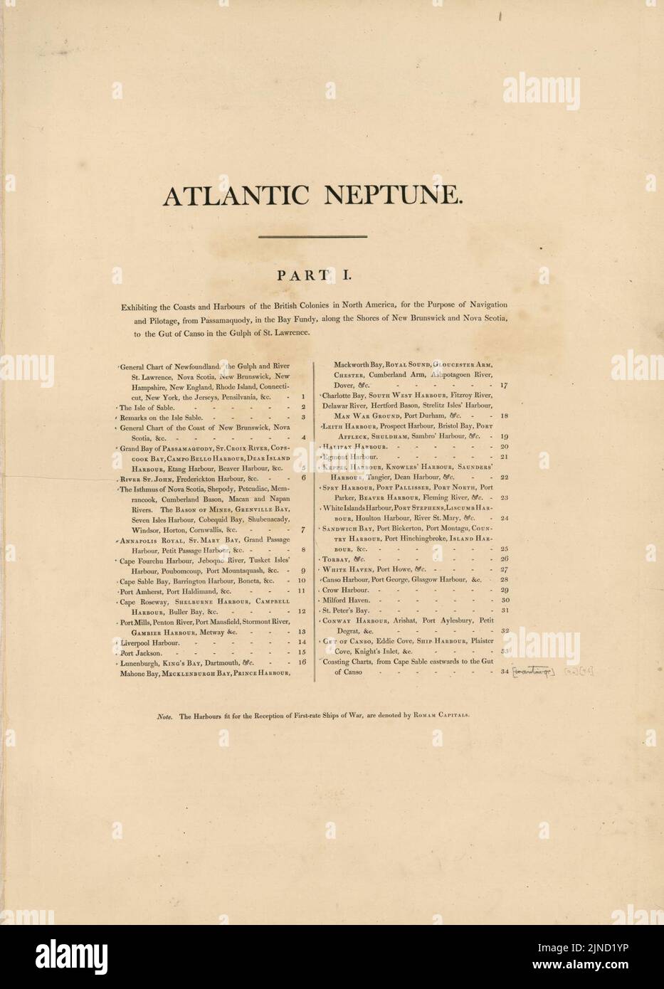 Der Atlantische Neptun, Stockfoto