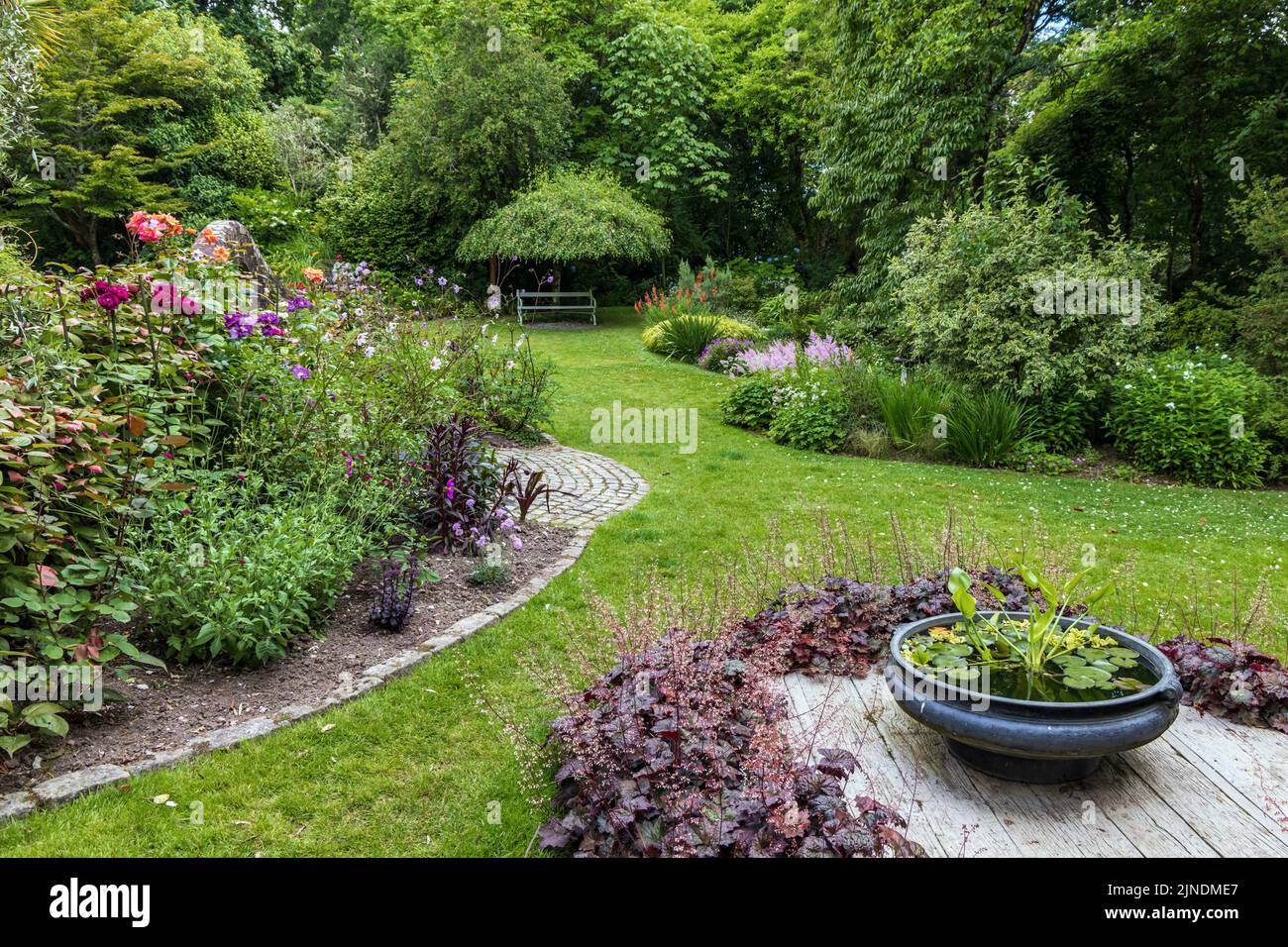 Pinetum Gardens, St. Austell, Cornwall, England Stockfoto