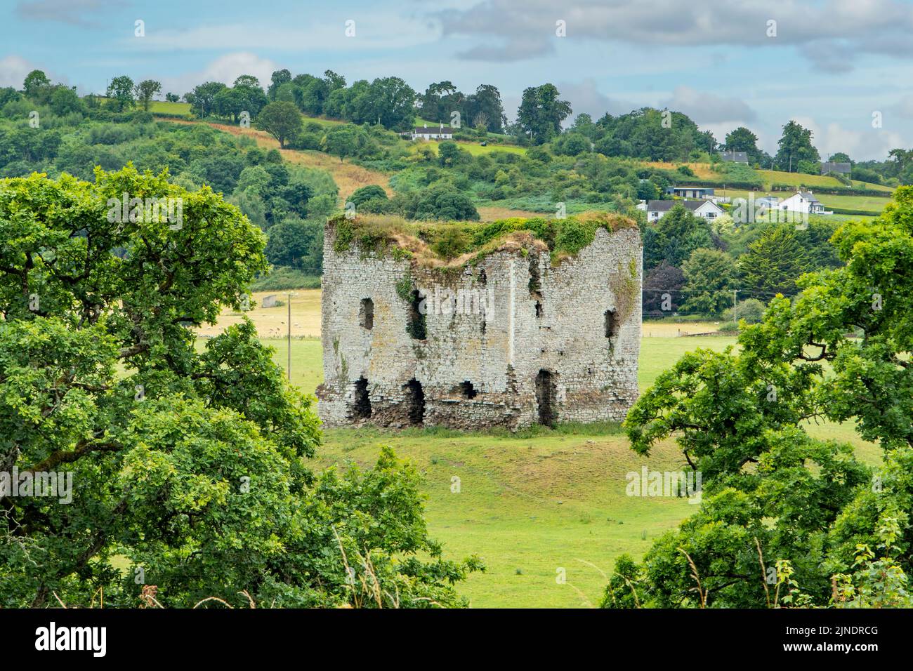 Grennan Castle, Thomastown, Co. Kilkenny, Irland Stockfoto