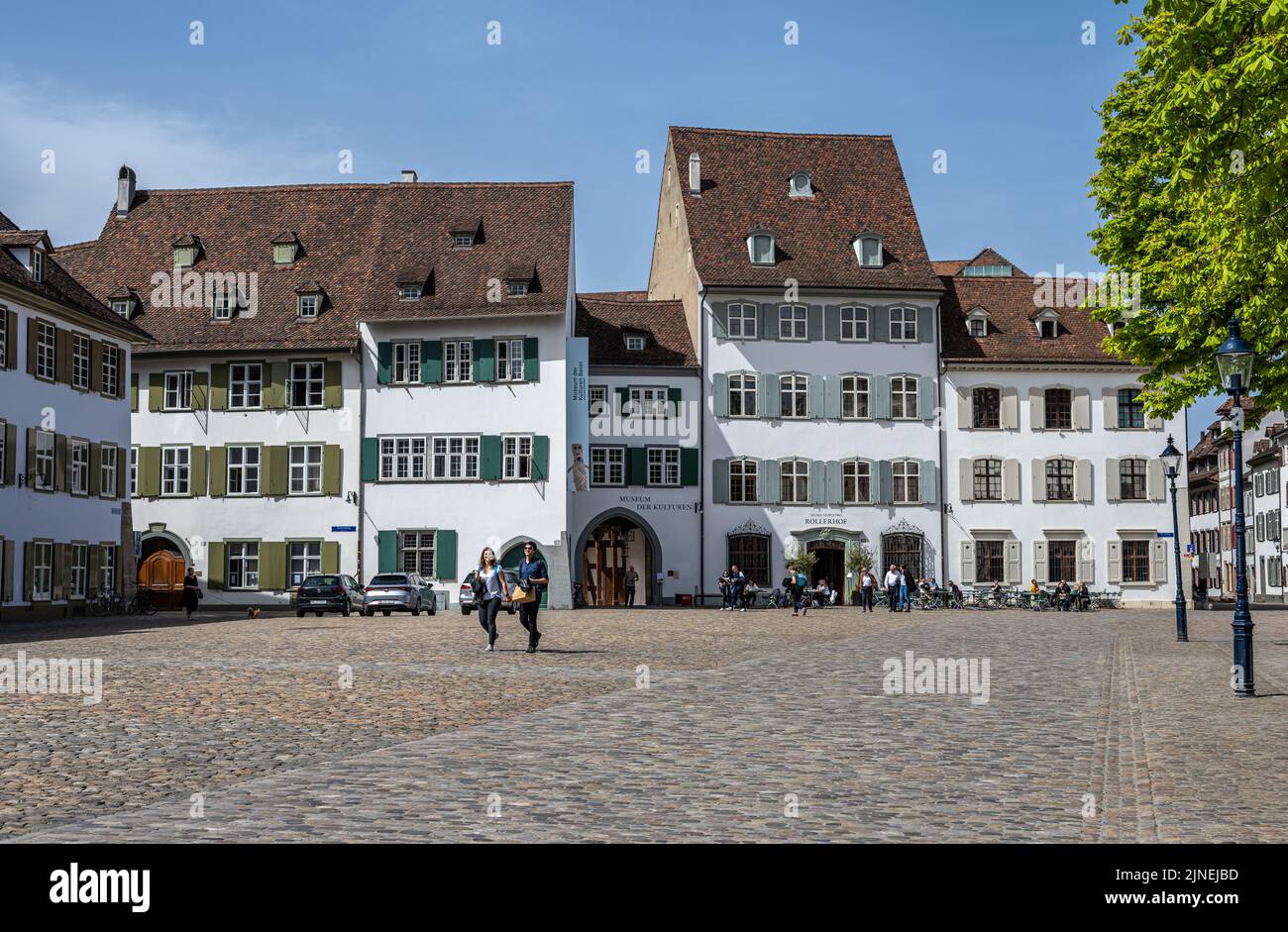 Basel Münsterplatz, Basel Stockfoto