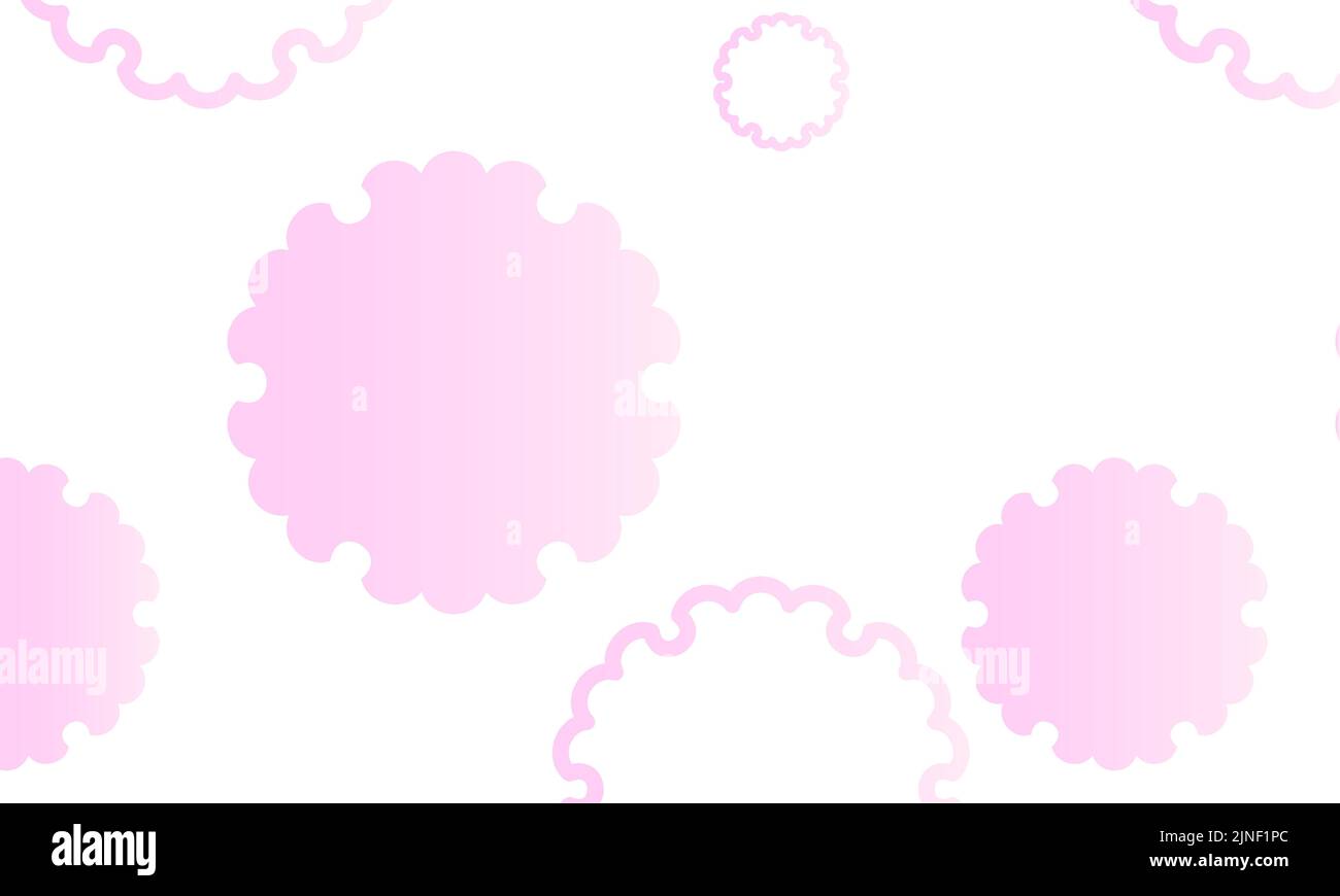 Rosa Abstufung japanisches Muster Schneering Stock Vektor