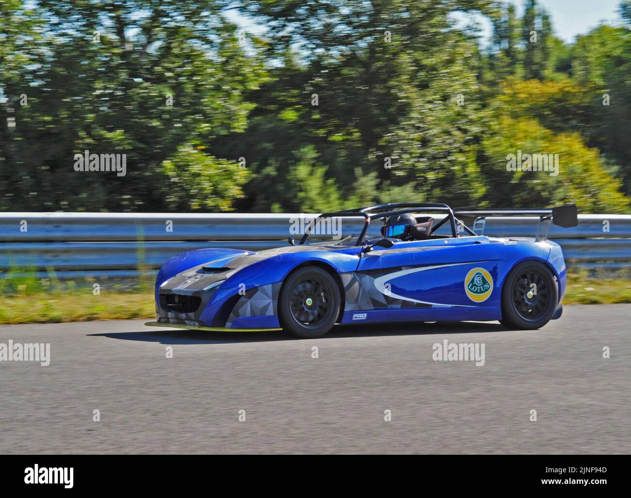 Lotus Rennwagen am Tag der Rennstrecke Frankreich Stockfoto
