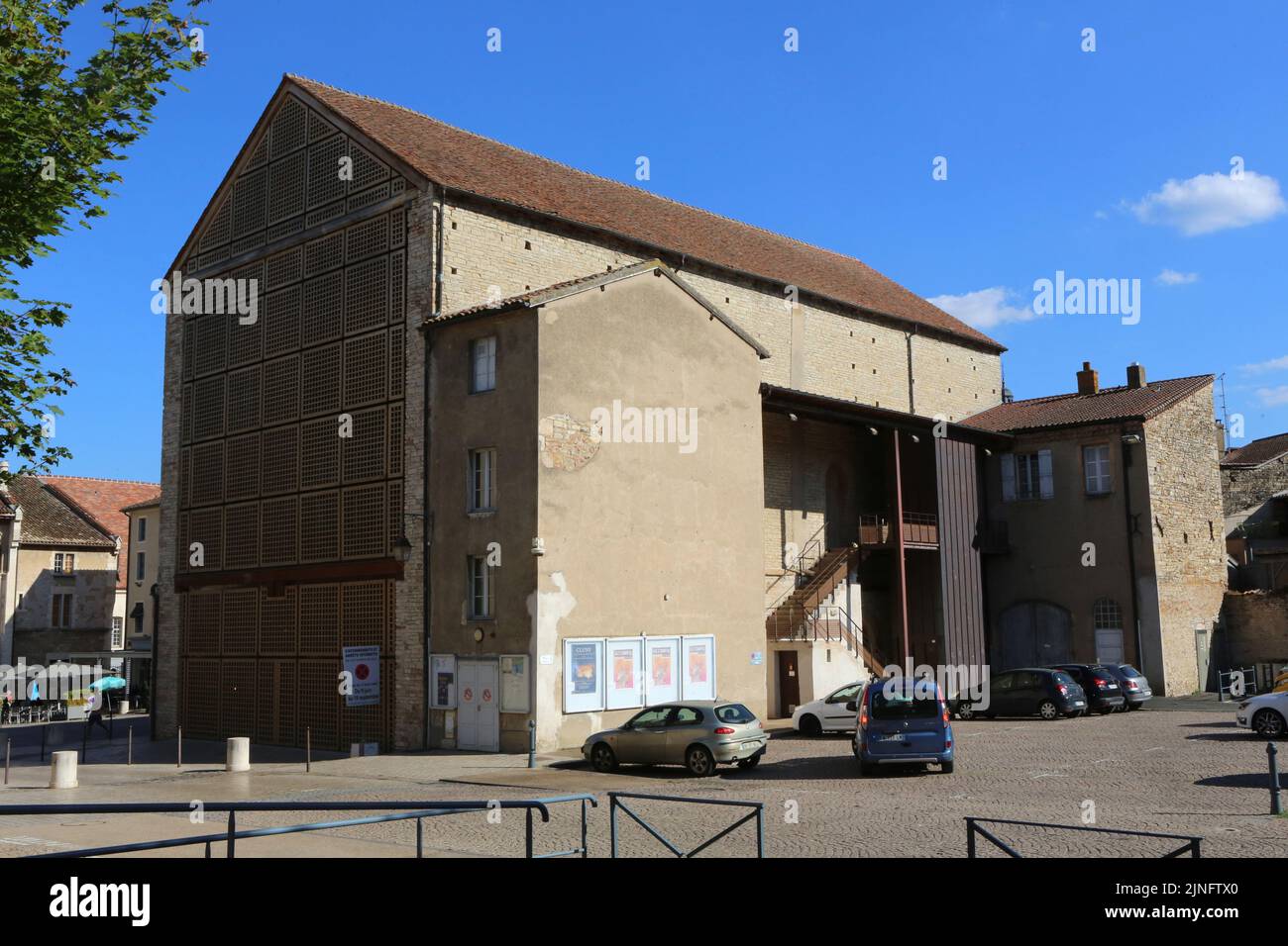 Ecuries Saint-Hugues ou les 'Hôtelleries Saint-Hugues'. Cluny. Saône-et-Loire. Bourgogne. Frankreich. Europa. Stockfoto