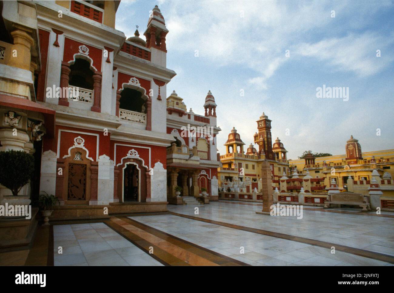 Delhi Indien Außenansicht des Birla-Tempels (Laxminarayan Mandir) Stockfoto