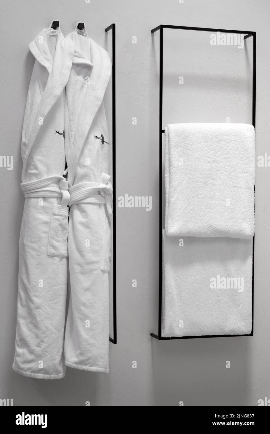 Bio-nachhaltige Architektur, Gesundheitszentrum. Stockfoto