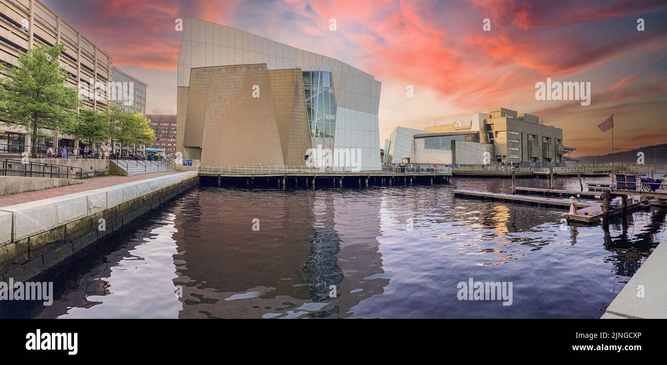 New England Aquarium in Boston Stockfoto