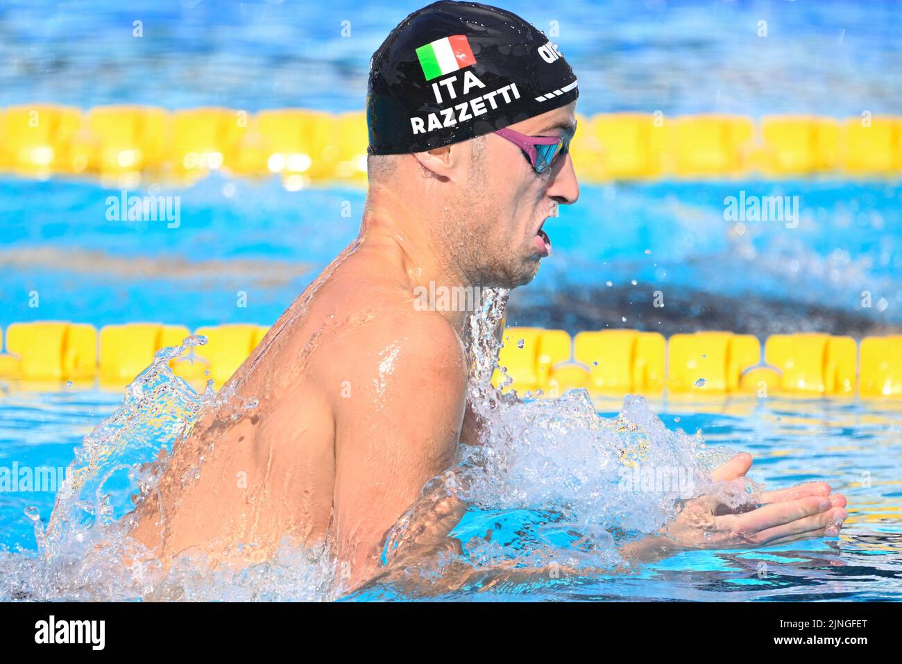 Pier Andrea Matteazzi (ITA) während der Schwimmeuropameisterschaften Rom 2022 im Foro Italico am 11. August 2022. Stockfoto