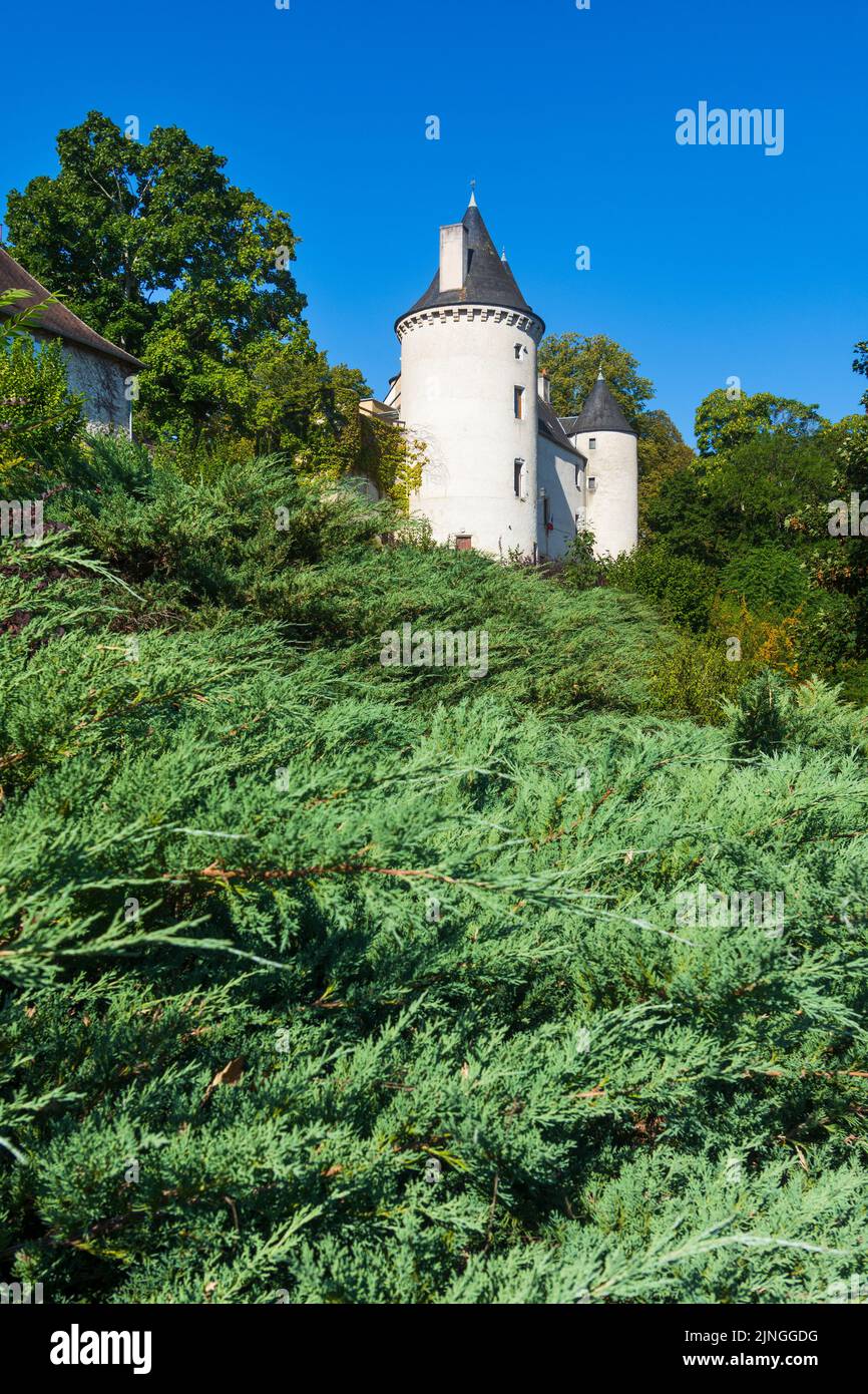 Le Chaueau du Broutet (heute Mairie / Rathaus), Le-Pont-Chretien-Chabenet, Indre (36), Frankreich. Stockfoto