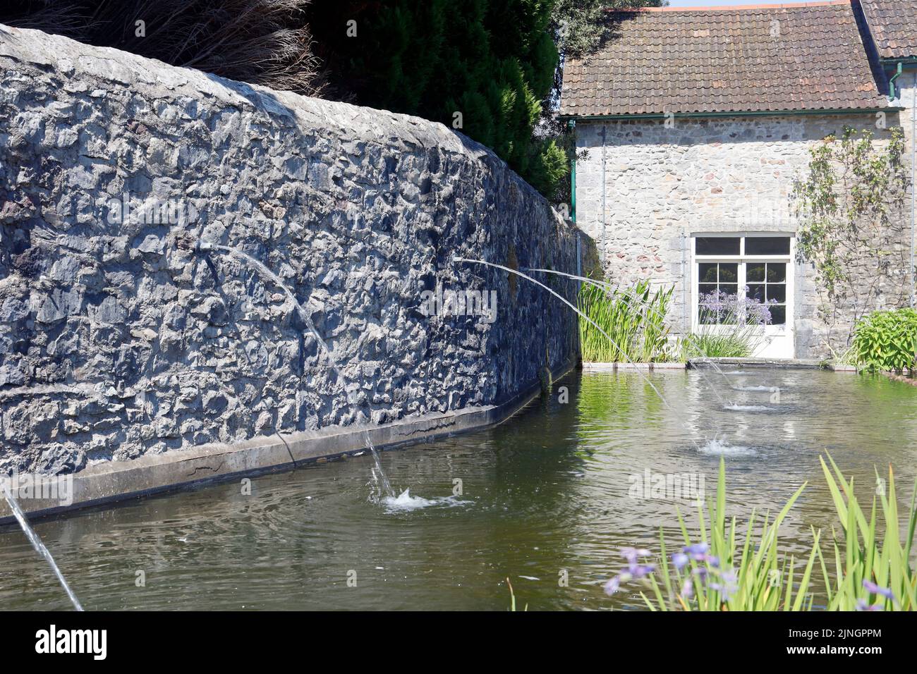 Der italienische Garten im St. Fagans National Museum of History