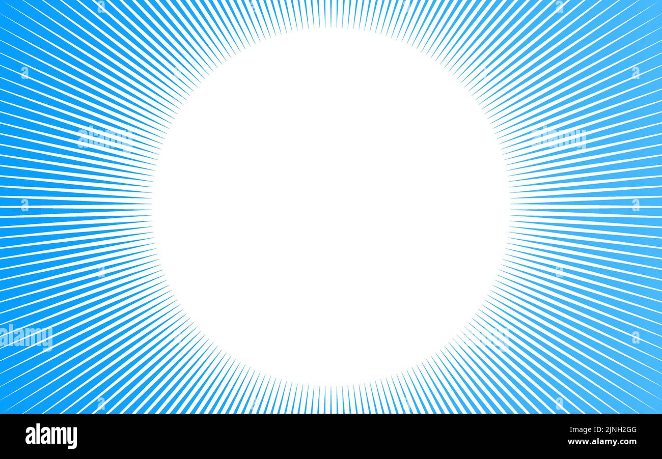 Hintergrundmaterial: Blau, konzentrierte Linie, Illustration Stock Vektor