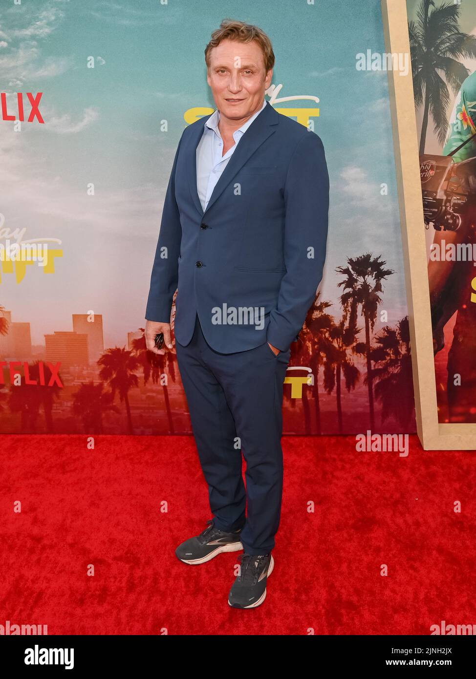 10. August 2022 - Los Angeles, Kalifornien - Oliver Masucci. Weltpremiere von Netflix's ''Day Shift' (Foto: © Billy Bennight/AdMedia via ZUMA Press Wire) Stockfoto