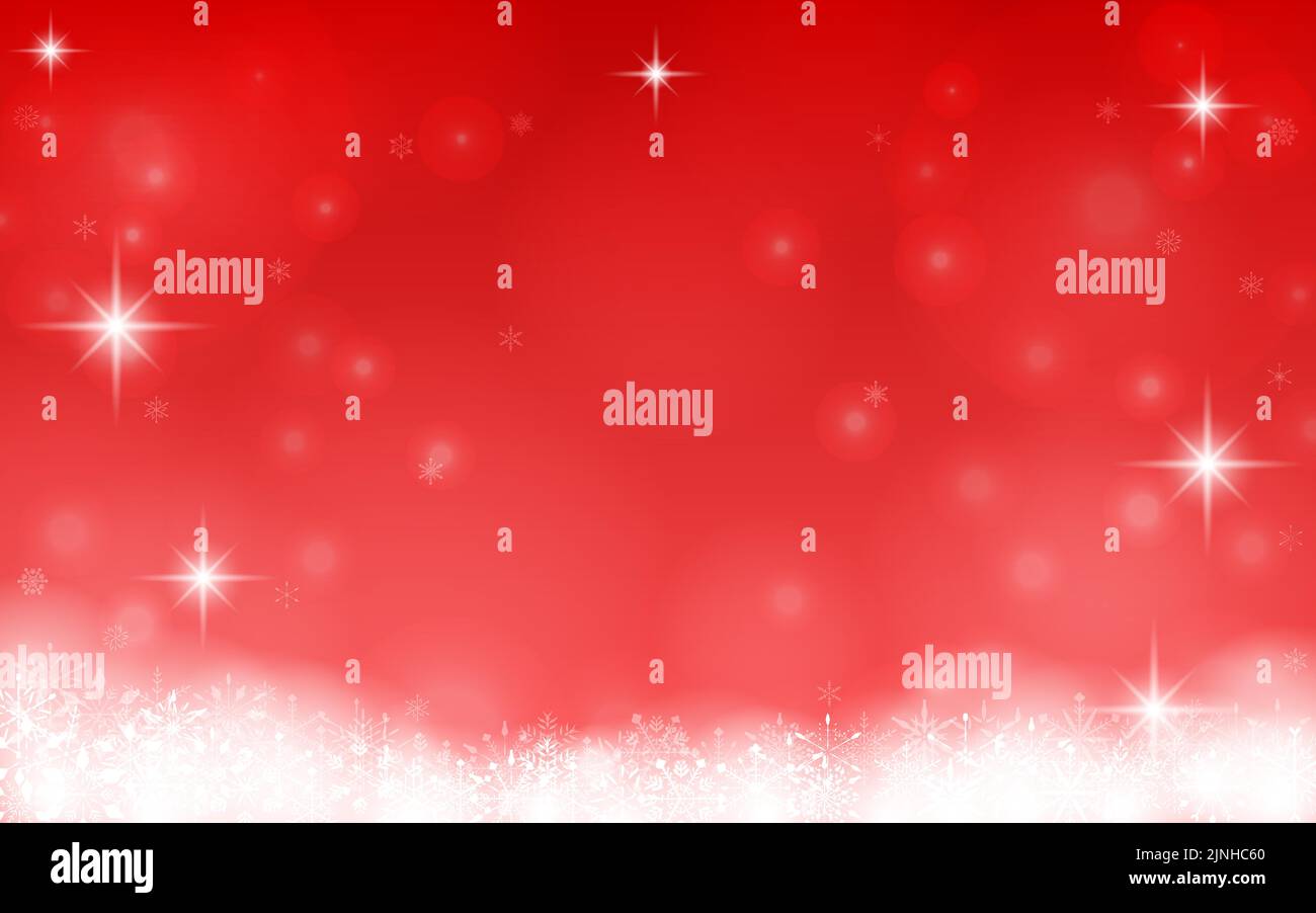 Weihnachtskarte mit Schneeflocken umrandet Stock Vektor