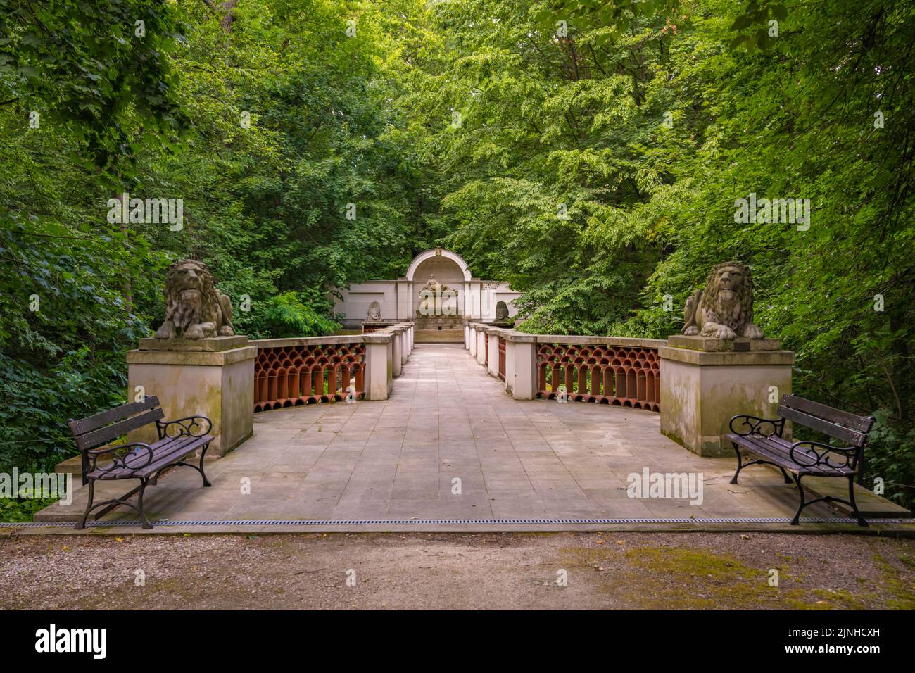 Park w Natolinie, Natolin Stockfoto