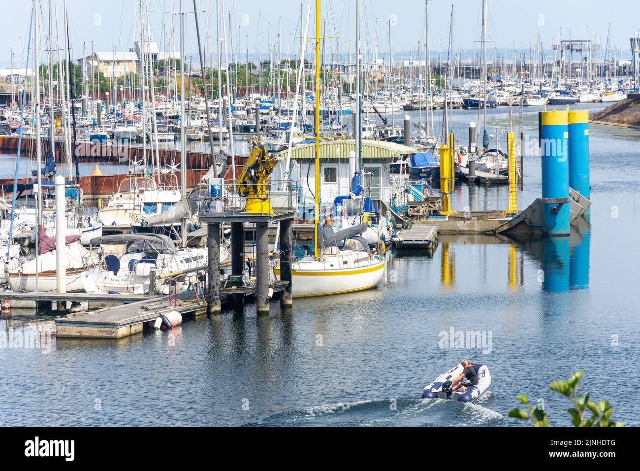 Cardiff Marina, City of Cardiff (Caerdydd), Wales (Cymru), Großbritannien Stockfoto