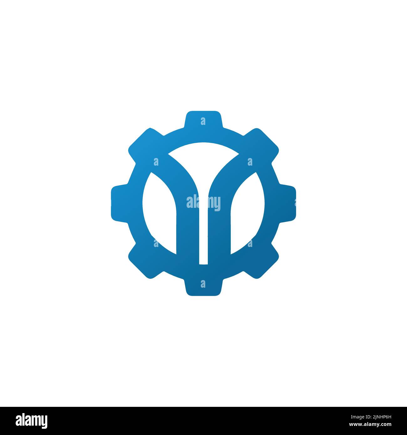 Gear Logo Vorlage Vektor Symbol Illustration Design Stock Vektor
