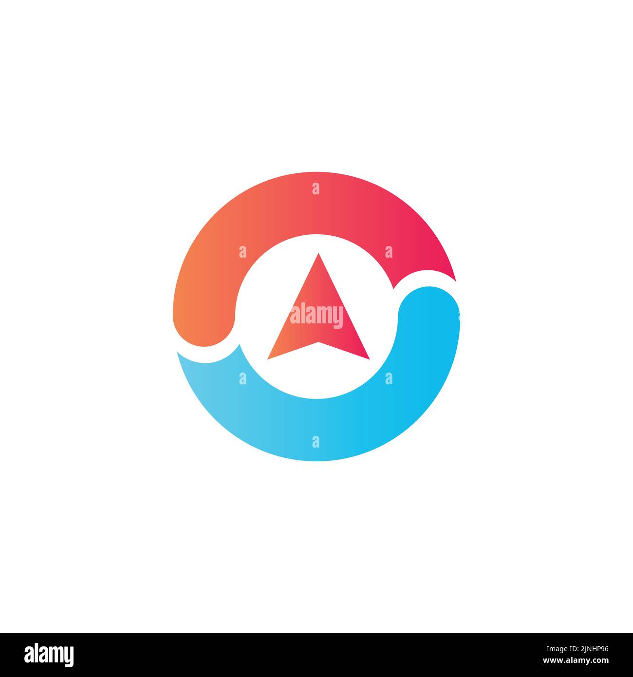 Compass-Logo-Vorlage. Vektordarstellung Stock Vektor