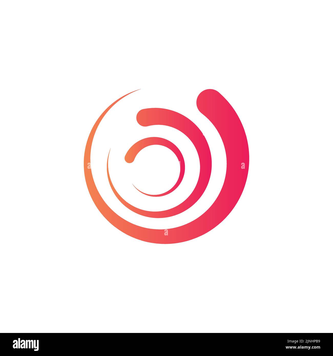 Transformation Logo abstrakte kreative Idee Symbol Stock Vektor