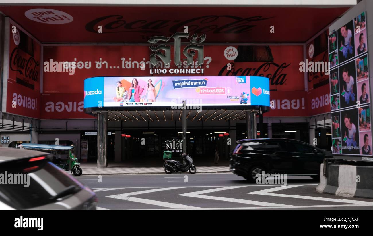 Lido Connect, Lido Cinema, Heizzelt Rama I Road, Pathum Wan, Siam Square, Bangkok Thailand Stockfoto